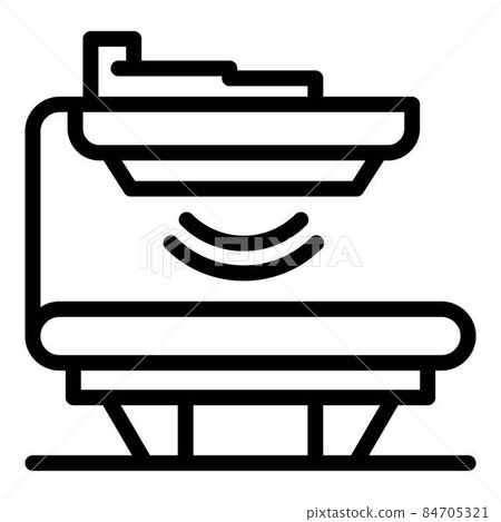 Medical X ray scanner icon, outline style 84705321