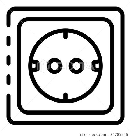 Socket icon, outline style 84705396