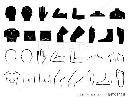 Body parts set (male) Body parts set (male) 84705616