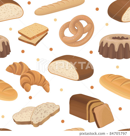 Cute Seamless Bakery Pattern Baby Blue Stock Vector (Royalty Free)  379642627 | Shutterstock