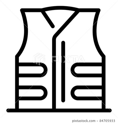 Scout vest icon, outline style Scout vest icon, outline style 84705933