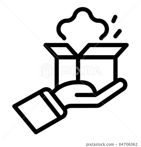 Take project box icon, outline style Take project box icon, outline style 84706062