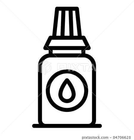 Glue bottle icon, outline style Glue bottle icon, outline style 84706628
