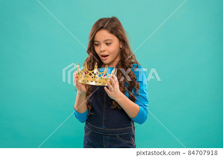 Every girl dreaming to be princess. Lady little princess. Every girl dreaming to be princess. Lady little princess. 84707918