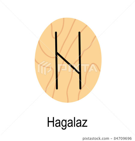 Old rune Hagalaz, ancient Scandinavian alphabet vector illustration, hand drawn typography, occult letters, mystical signs, esoteric concept Old rune Hagalaz, ancient Scandinavian alphabet vector illustration, hand drawn typography, occult letters, mystical signs, esoteric concept 84709696