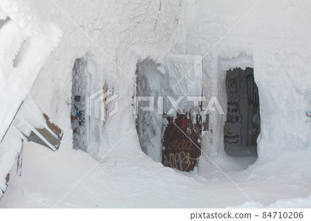 Hibiny mountains snow ski season in Kirovsk Hibiny mountains snow ski season in Kirovsk 84710206