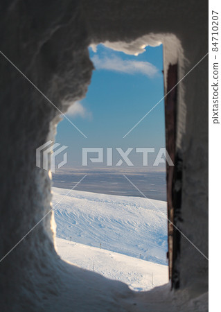 Hibiny mountains snow ski season in Kirovsk Hibiny mountains snow ski season in Kirovsk 84710207
