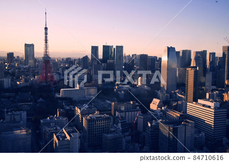 晚上景觀在東京 84710616