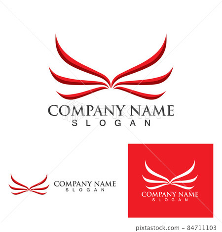 wing bird falcon logo and symbol vector eps10 wing bird falcon logo and symbol vector eps10 84711103
