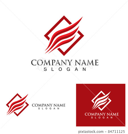 wing bird falcon logo and symbol vector eps10 wing bird falcon logo and symbol vector eps10 84711125