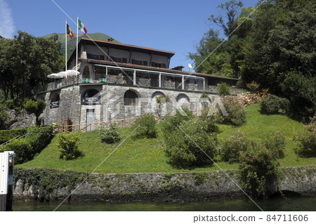 Locanda della Isola Comacina on Lake Como. Italy. Locanda della Isola Comacina on Lake Como. Italy. 84711606