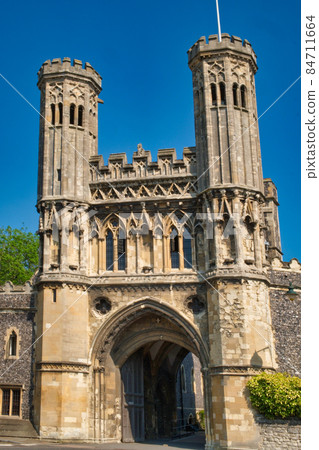 Abbot Fyndon Great Gate. Canterbury, Kent, England. Abbot Fyndon Great Gate. Canterbury, Kent, England. 84711664
