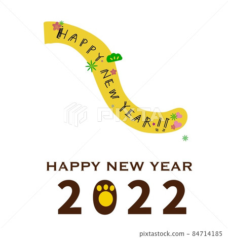 2022 New Year's card 2022 New Year's card 84714185