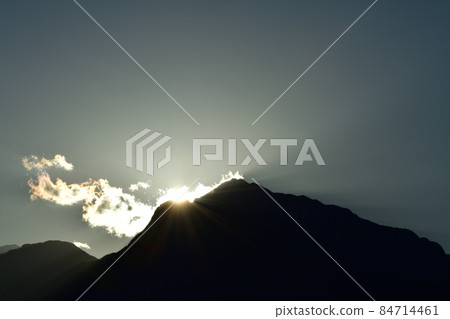 Hakushu-cho, Hokuto-shi, Kaikoma-dake Marici The sun that dyes clouds and sets 84714461