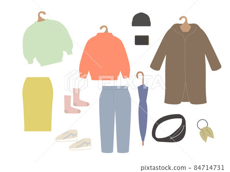 Clothes set 2 Winter clothes, knits, socks, shoes, bags, accessories Clothes set 2 Winter clothes, knits, socks, shoes, bags, accessories 84714731