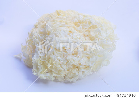 Tremella Mushroom on white background. 84714916