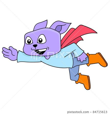 superhero cat flying into space save the world, doodle icon image kawaii superhero cat flying into space save the world, doodle icon image kawaii 84715613