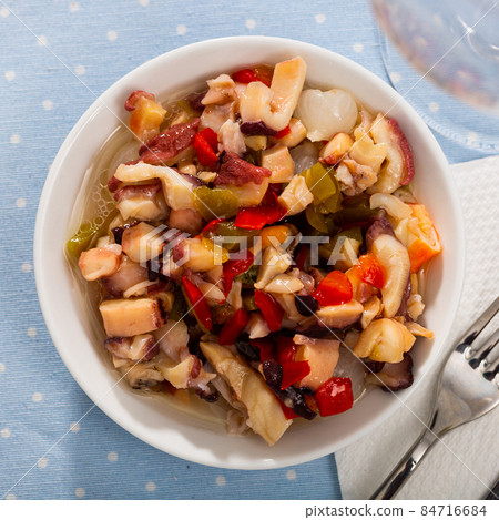 Seafood salad Salpicon de marisco 84716684