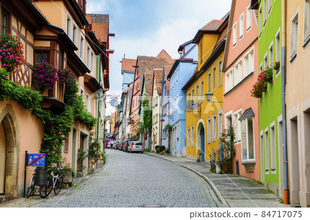 Germany, Rothenburg, fairy tale town, old streets, ドイツ, ローテンブルク, おとぎ话の町, 古い通り, Germany 84717075