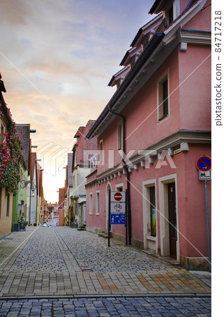 德國，羅騰堡，童話鎮，古老的街道，ドイツ、ローテンブルク、おとぎ話の町、古い通り、Germany 84717218