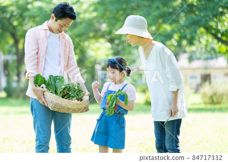Family outdoor kitchen garden 84717332