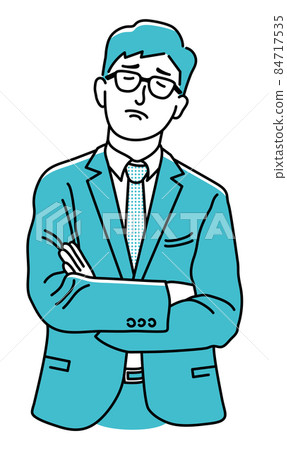 Negative business person Negative business person 84717535