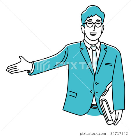 Business person to guide - Stock Illustration [84717542] - PIXTA