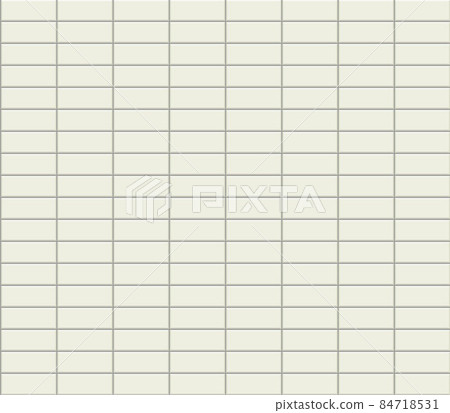 Seamless smooth metro tile texture - realistic white brick