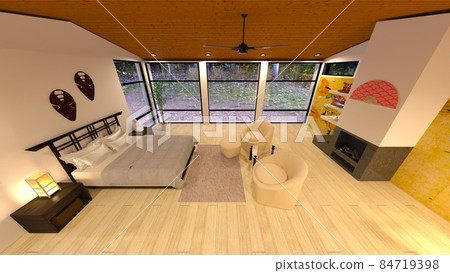 Japanese Modern Room 84719398