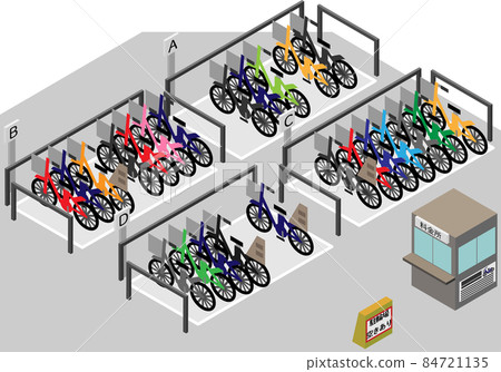 等距載人自行車停車場 84721135