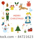 聖誕節例證材料 84721623