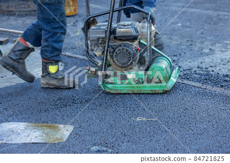 Road construction plate compactor Road construction plate compactor 84721825
