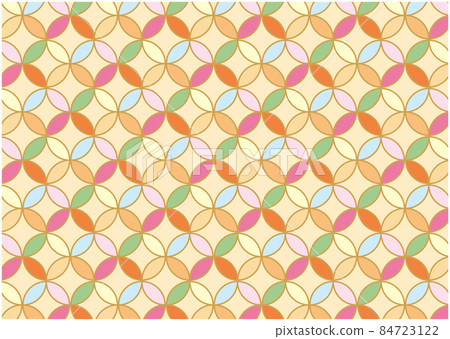 Taisho retro Japanese pattern Japanese style background 84723122