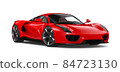 Red sports car  84723130