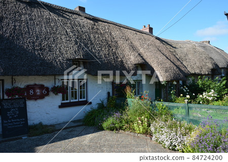 Adare, County Limerick, Republic of Ireland, August 15th 2019: Traditional cottage in village Adare 84724200