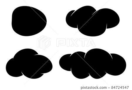 Cartoon Various Animals Dung Set. silhouette Cartoon Various Animals Dung Set. silhouette 84724547