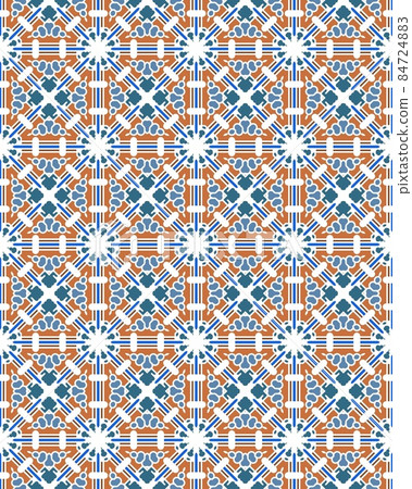 An Illustration of a seamless tile pattern used... - Stock Illustration ...