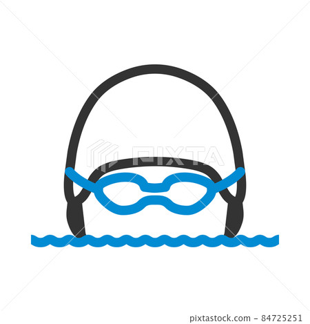 Icon Of Swimming Man 84725251