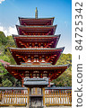 Five-storied pagoda of Hase-dera in Sakurai City, Nara Prefecture 84725342
