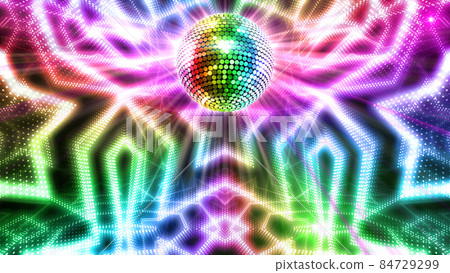Mirror Ball Disco Club Dance Glitter 3D Illustration Background Back Mirror Ball Disco Club Dance Glitter 3D Illustration Background Back 84729299