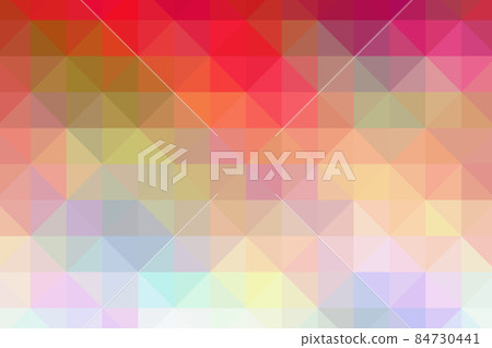 Triangular pixelation. Multi-colored pixel background. The texture consisting of multi-colored triangles. Triangular pixelation. Multi-colored pixel background. The texture consisting of multi-colored triangles. 84730441