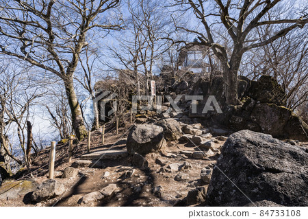Scenery near the summit of Mt. Tsukuba Ridge Line Nyotaisan 84733108