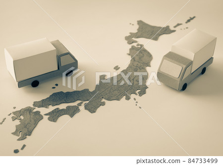 Truck Japan Map Logistics Moving Home Delivery Moving Home Distribution Moving Support Supplies Truck Japan Map Logistics Moving Home Delivery Moving Home Distribution Moving Support Supplies 84733499