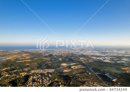 Drone point of view Pinar de Campoverde. Spain Drone point of view Pinar de Campoverde. Spain 84734249