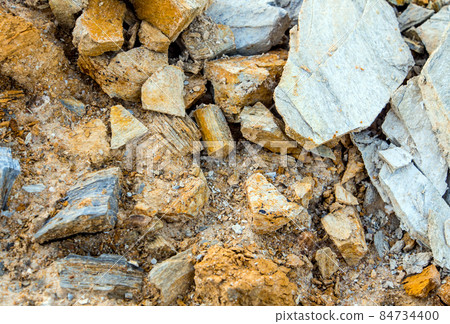 Texture of stone and soil on rocky mountain soil Texture of stone and soil on rocky mountain soil 84734400