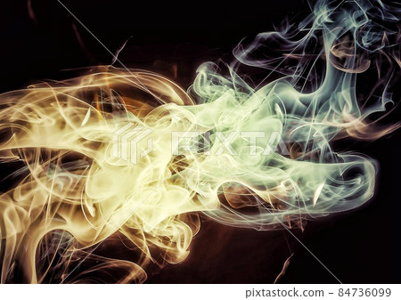 Abstract background with swirling flames and smoke Abstract background with swirling flames and smoke 84736099