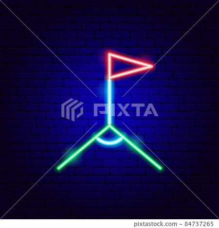 Corner Flag Neon Sign Corner Flag Neon Sign 84737265