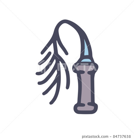 whip bdsm color vector doodle simple icon 84737638