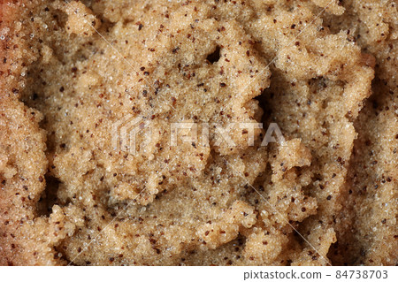 Skin care scrub on whole background, close up 84738703
