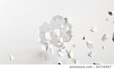 The destroyed wall. Breakthrough image 84738987